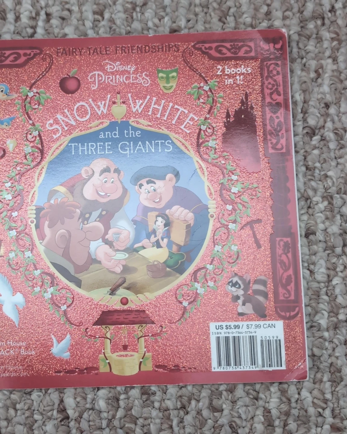 Disney Princess "Fairy Tale Friendships" 2 Books in 1