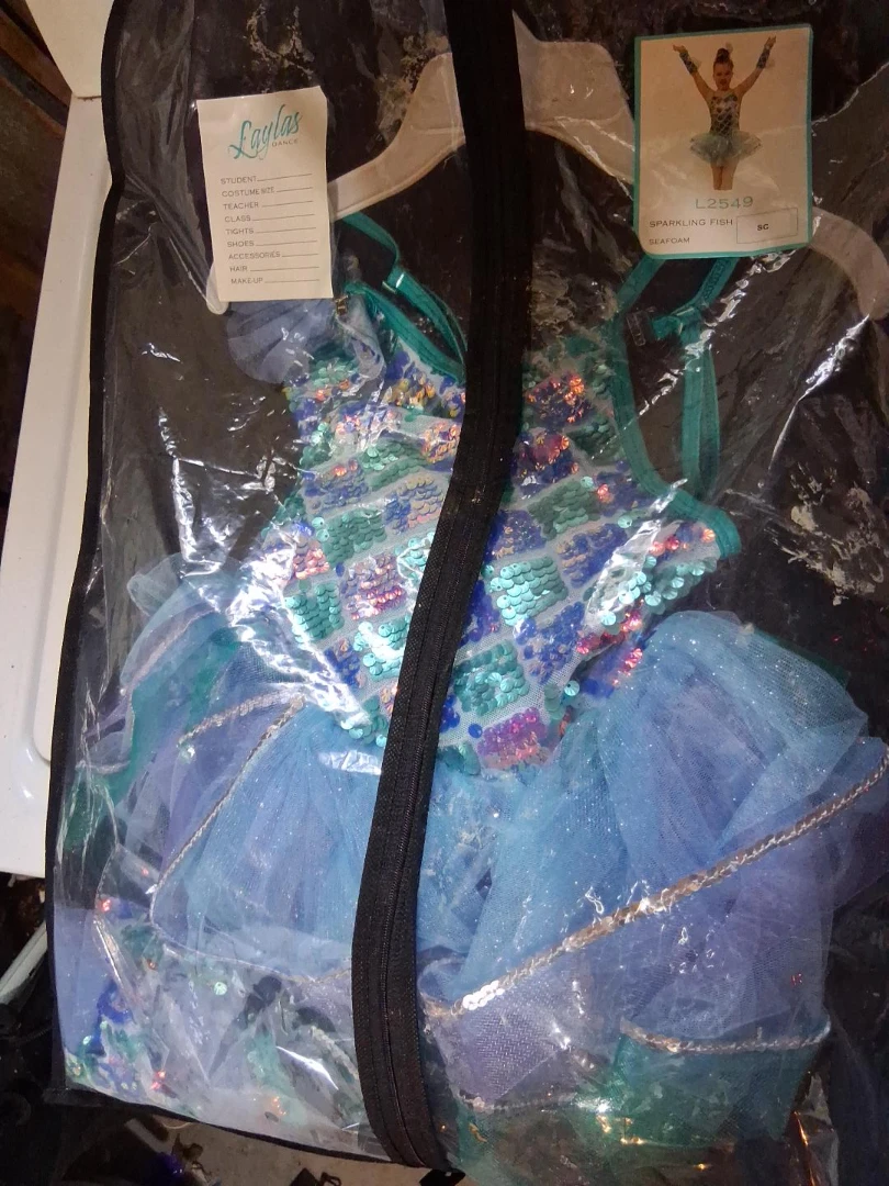 Laylas Dance Costume Sparkling Fish Seafam SC