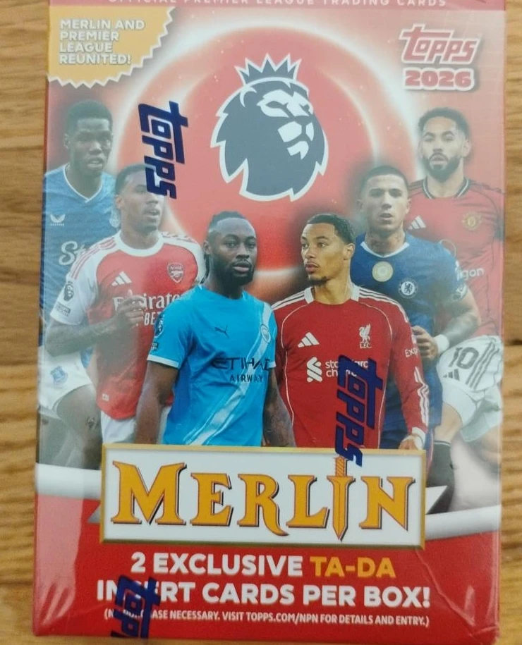 Topps 2026 Merlin Premier League Trading Cards Box