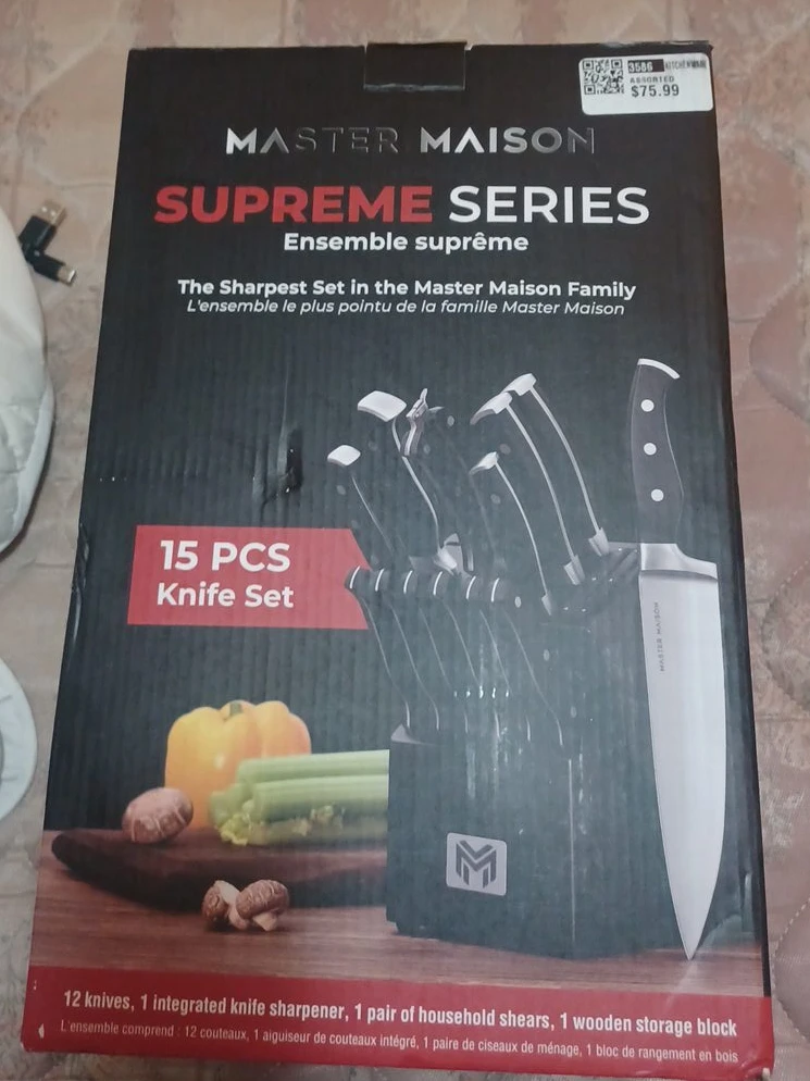 Master Maison Supreme Series 15-Piece Knife Set
