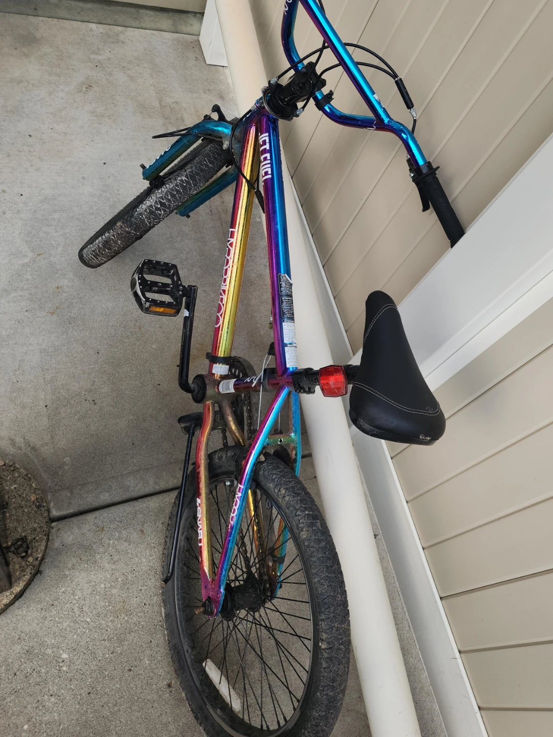 Jet-X BMX Bike - Rainbow Chrome
