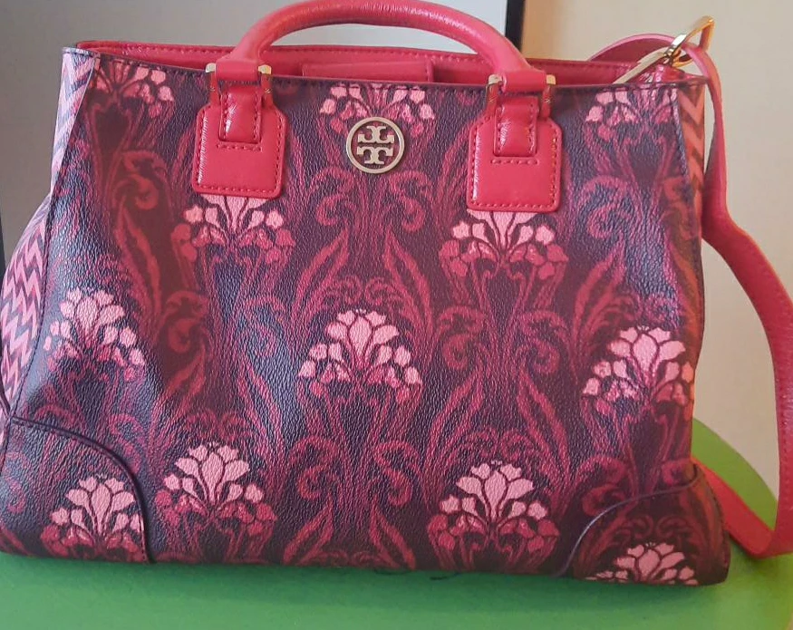 Tory Burch Floral Satchel Bag