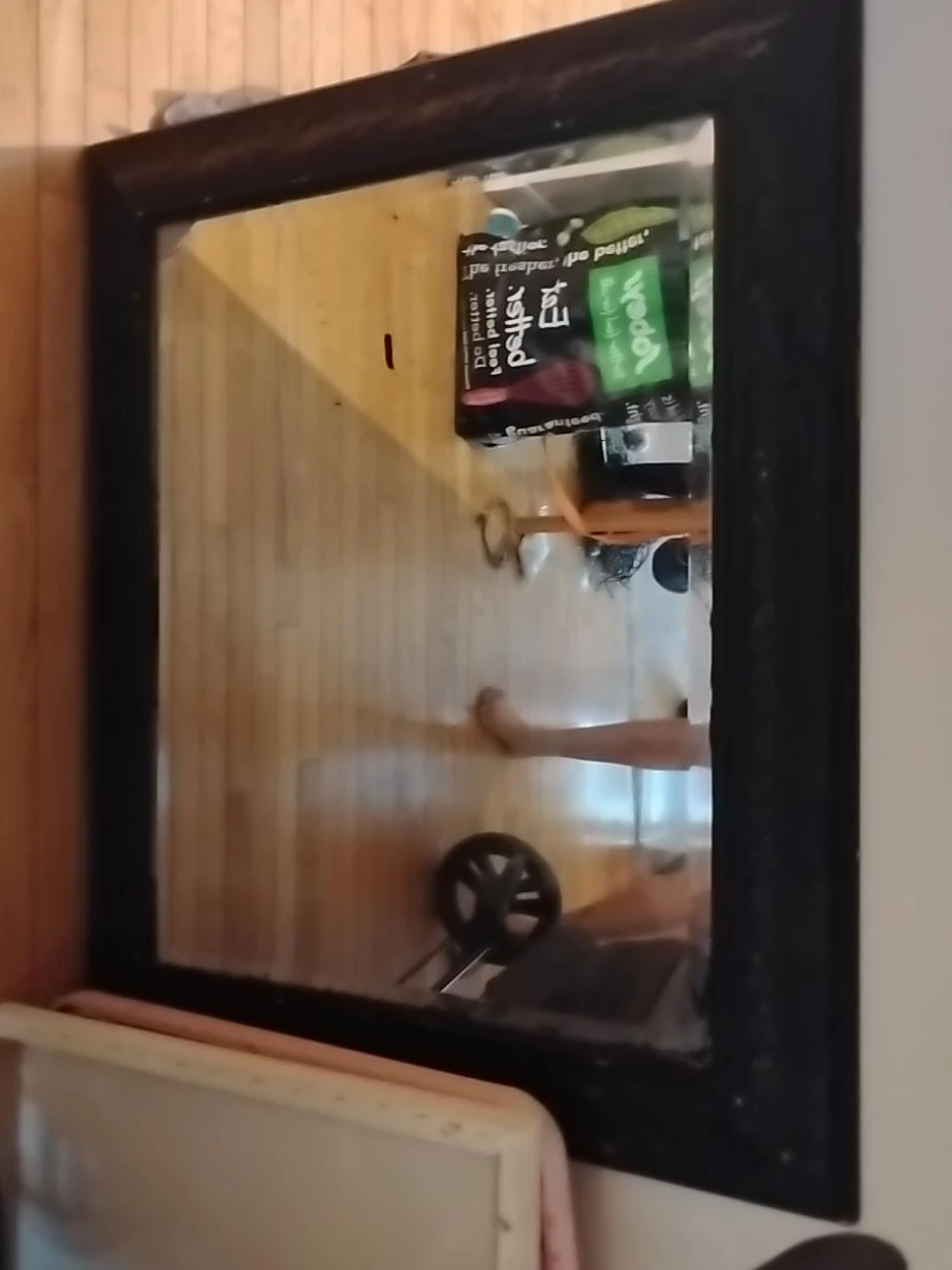 Black Framed Mirror