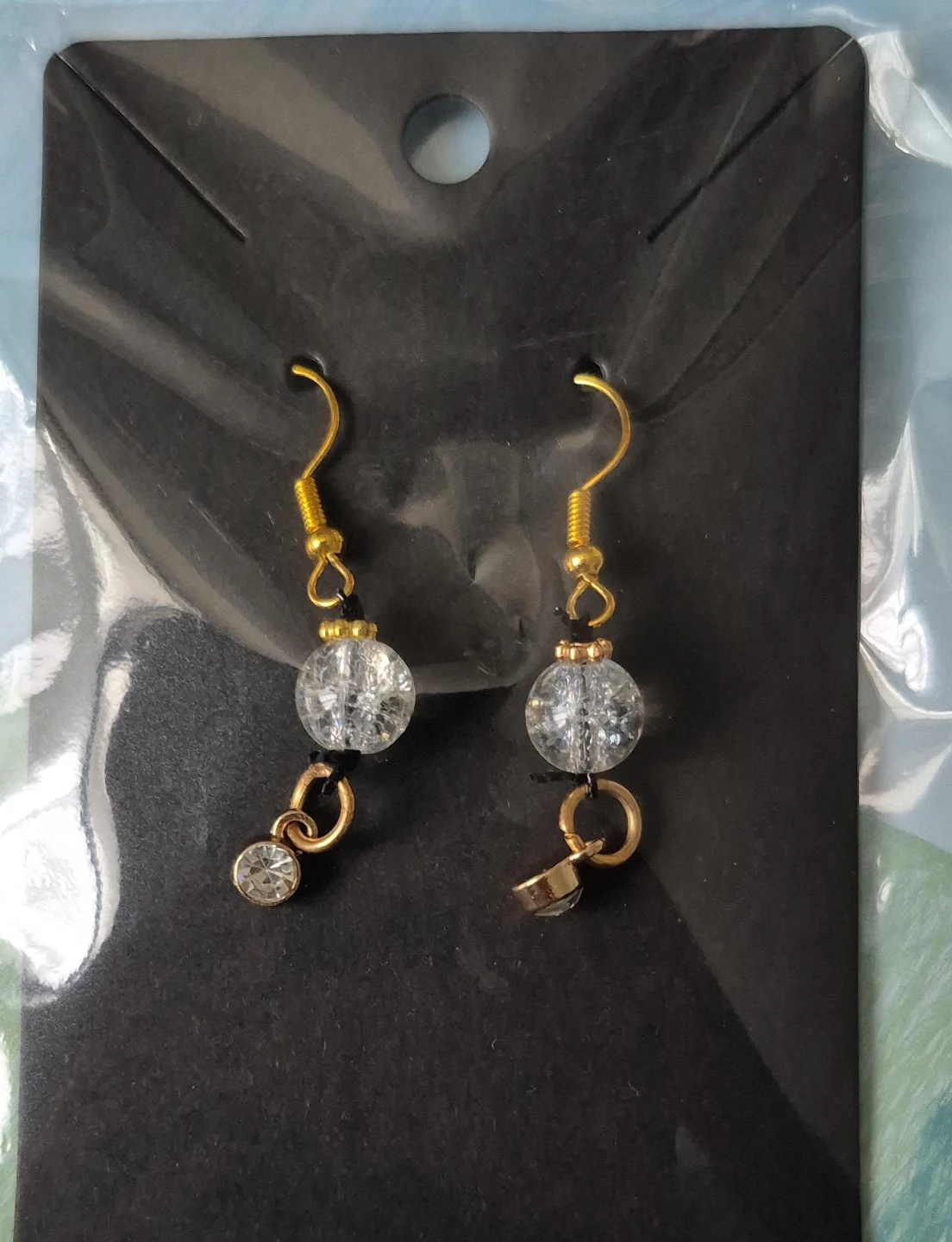 Sparkly Drop Earrings