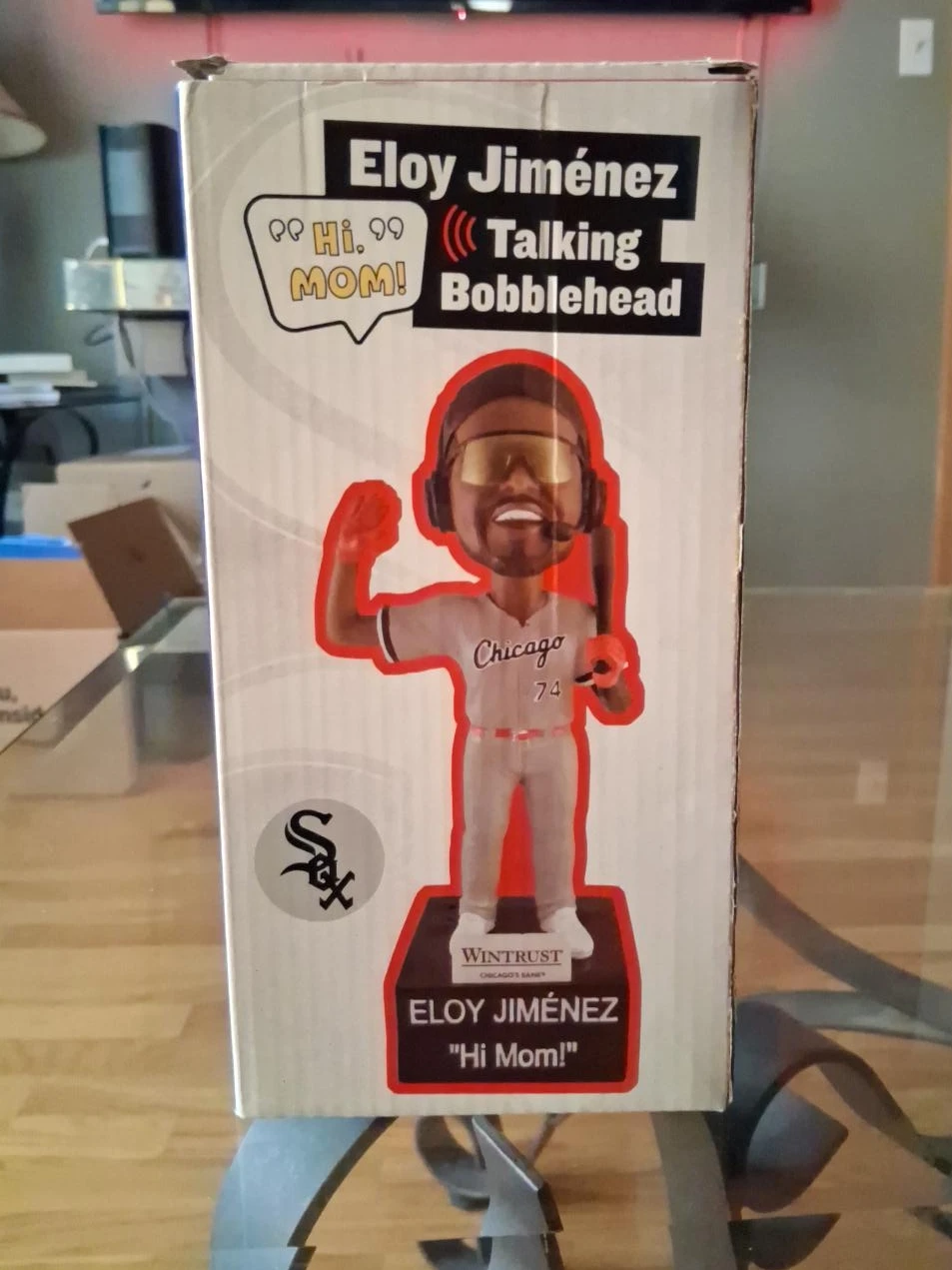 Eloy Jiménez "Hi Mom!" Talking Bobblehead SGA 5/13/23