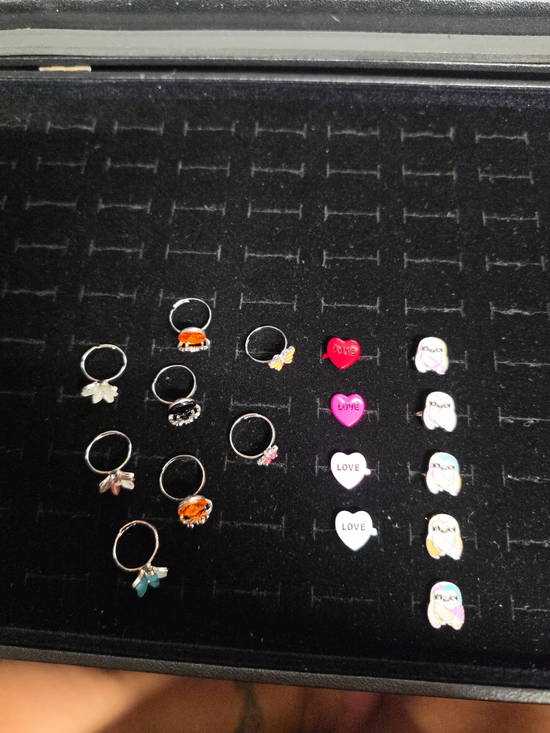 Assorted Kids Rings Lot set of 17