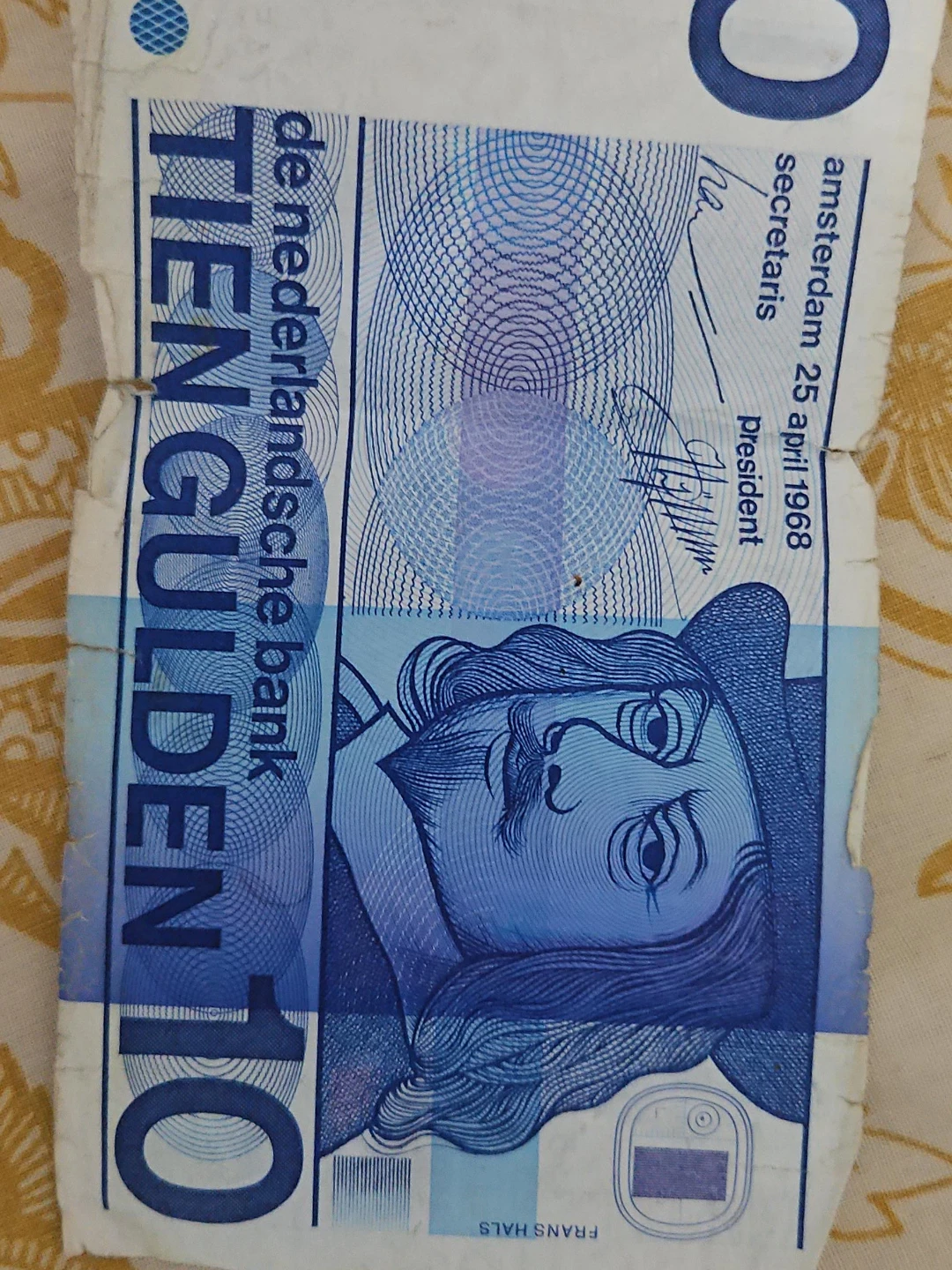 10 Dutch Guilders Banknote