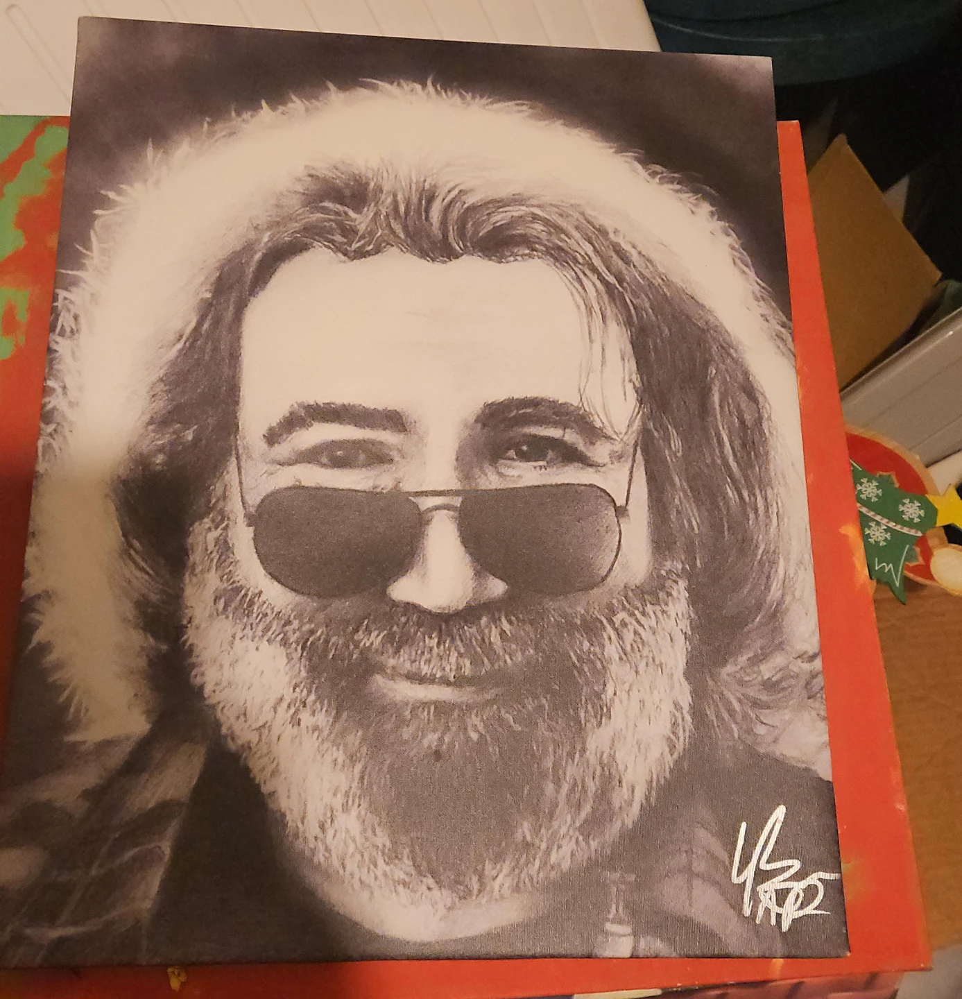 Jerry Garcia Portrait Print