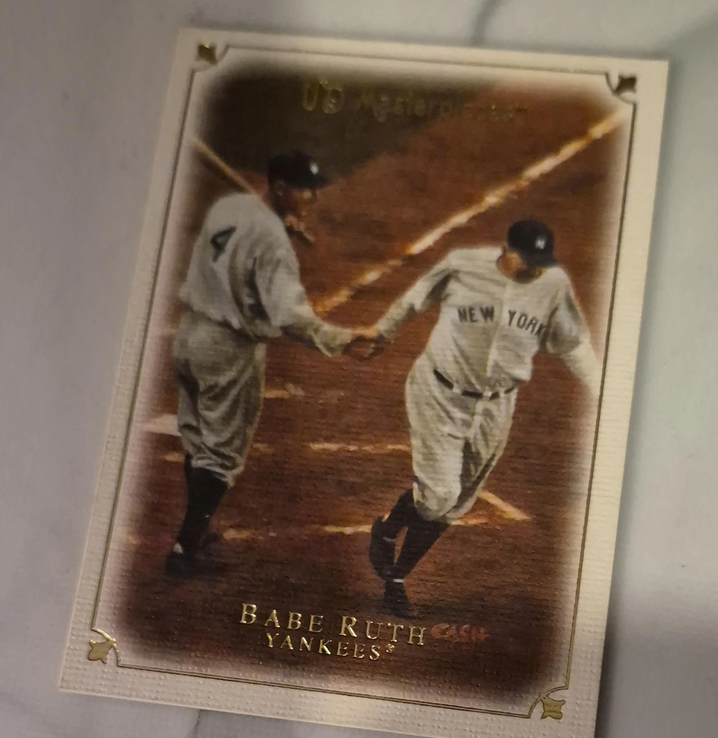 Babe Ruth Yankees Baseball Card