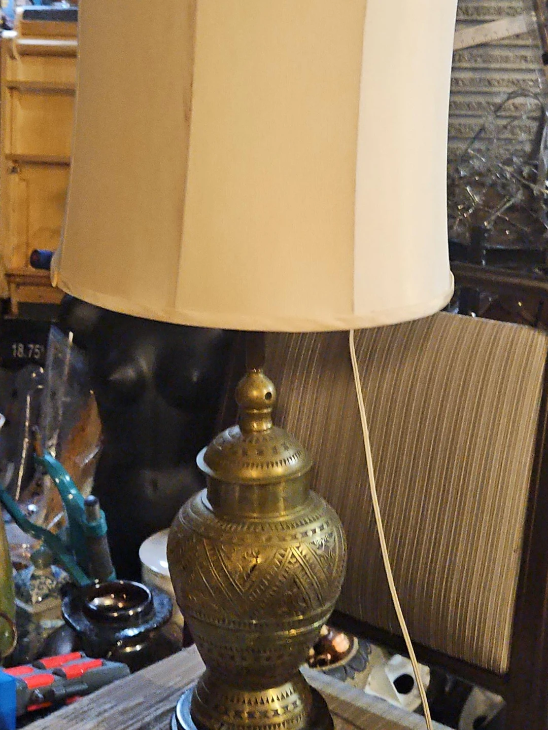 Vintage Brass Table Lamp