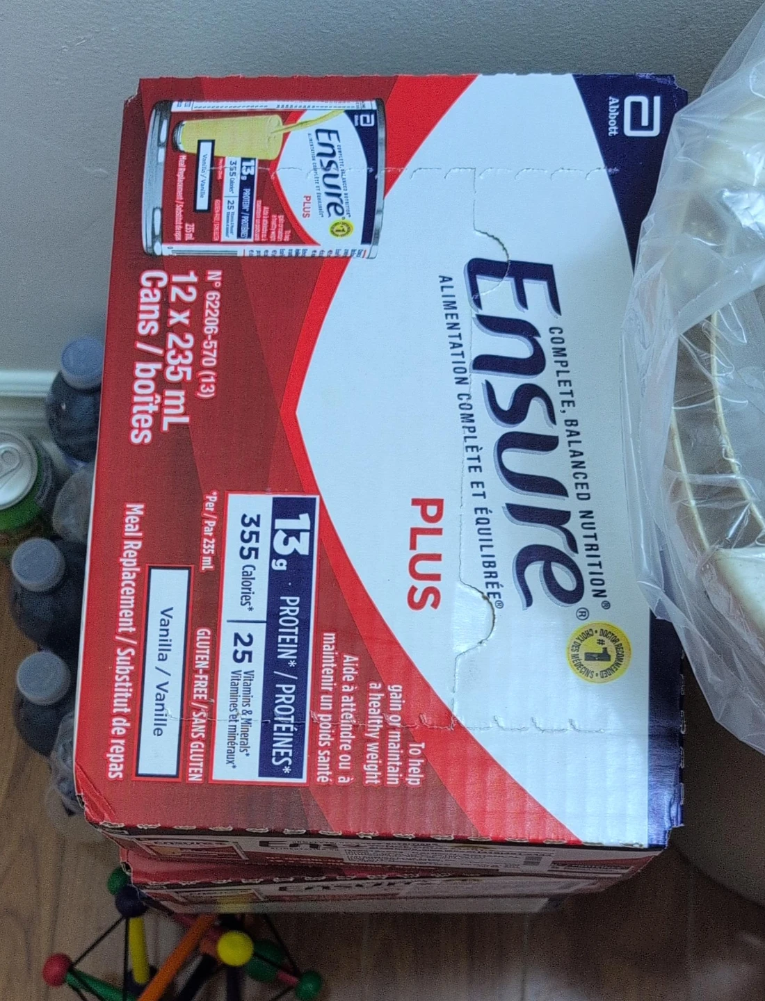 Ensure Plus Meal Replacement Vanilla 12 x 235 mL Cans