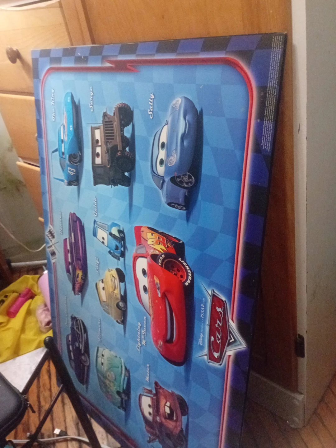 Disney Pixar Cars Character wooden  Poster