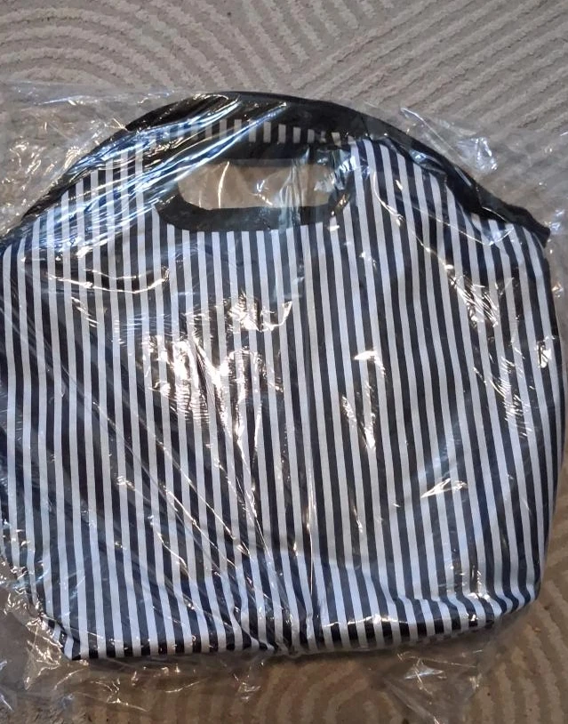 Striped Lunch Bag