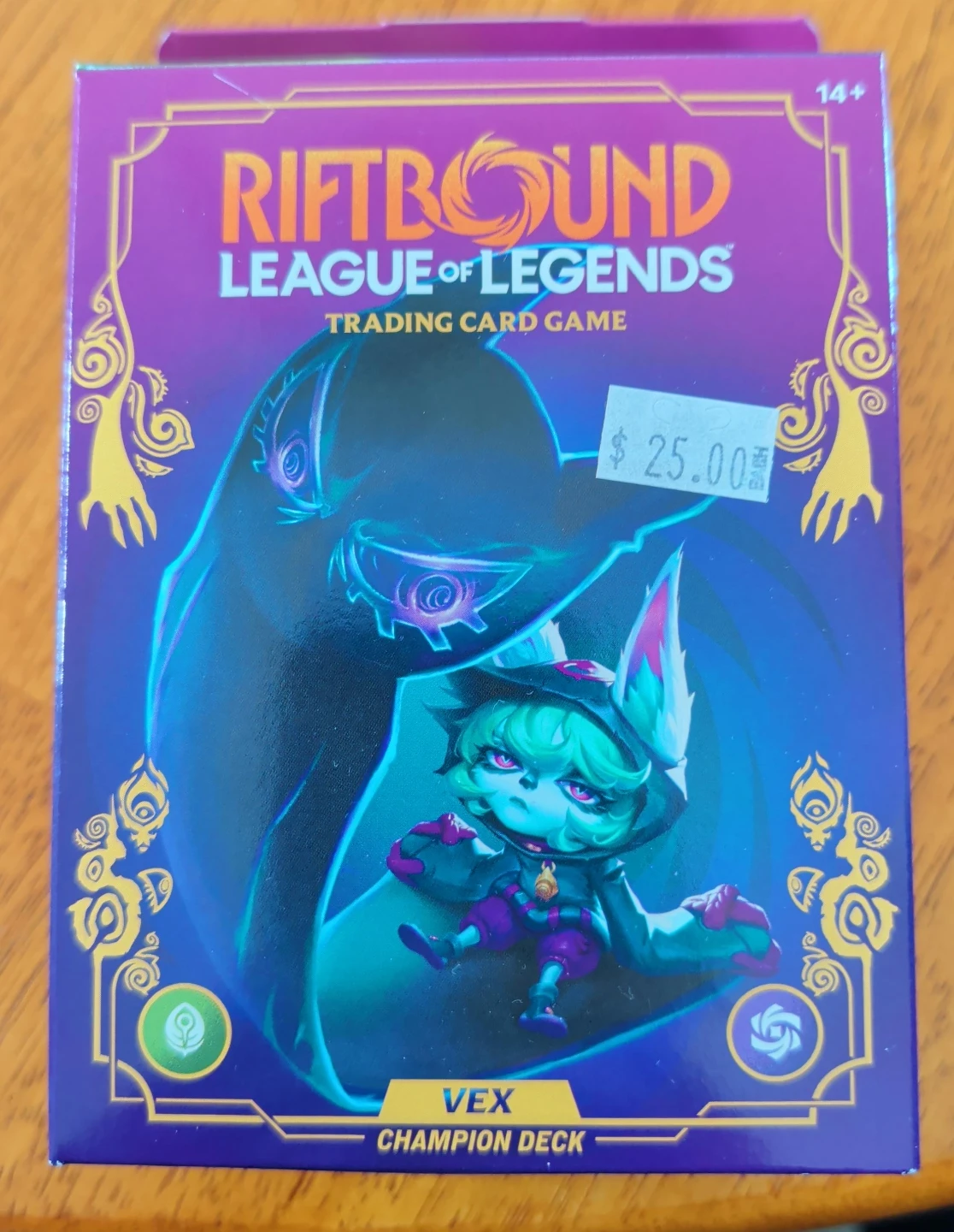 League of Legends Riftbound Vex Champion Deck Trading Card Game