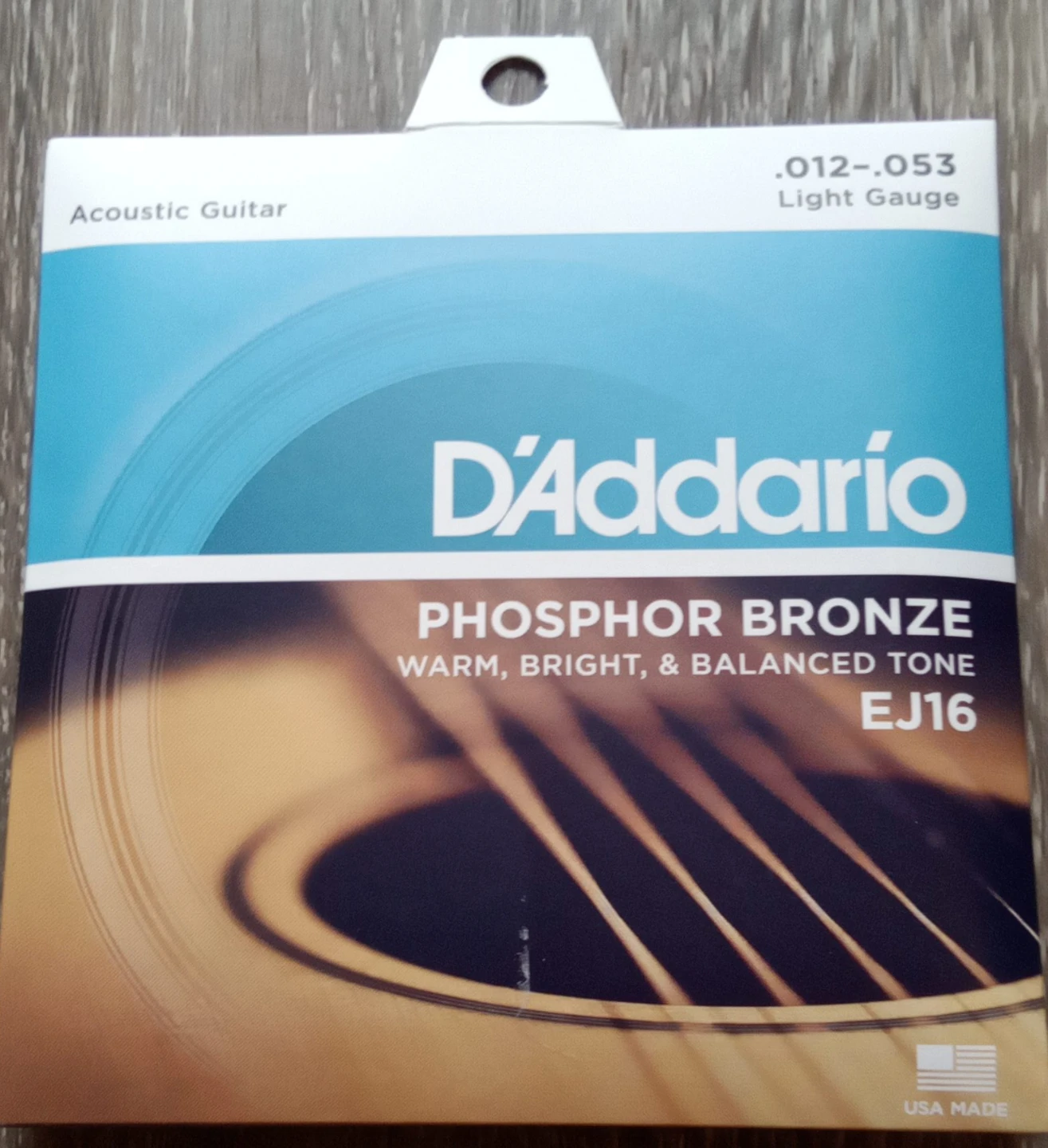 D'Addario EJ16 Phosphor Bronze Acoustic Guitar Strings