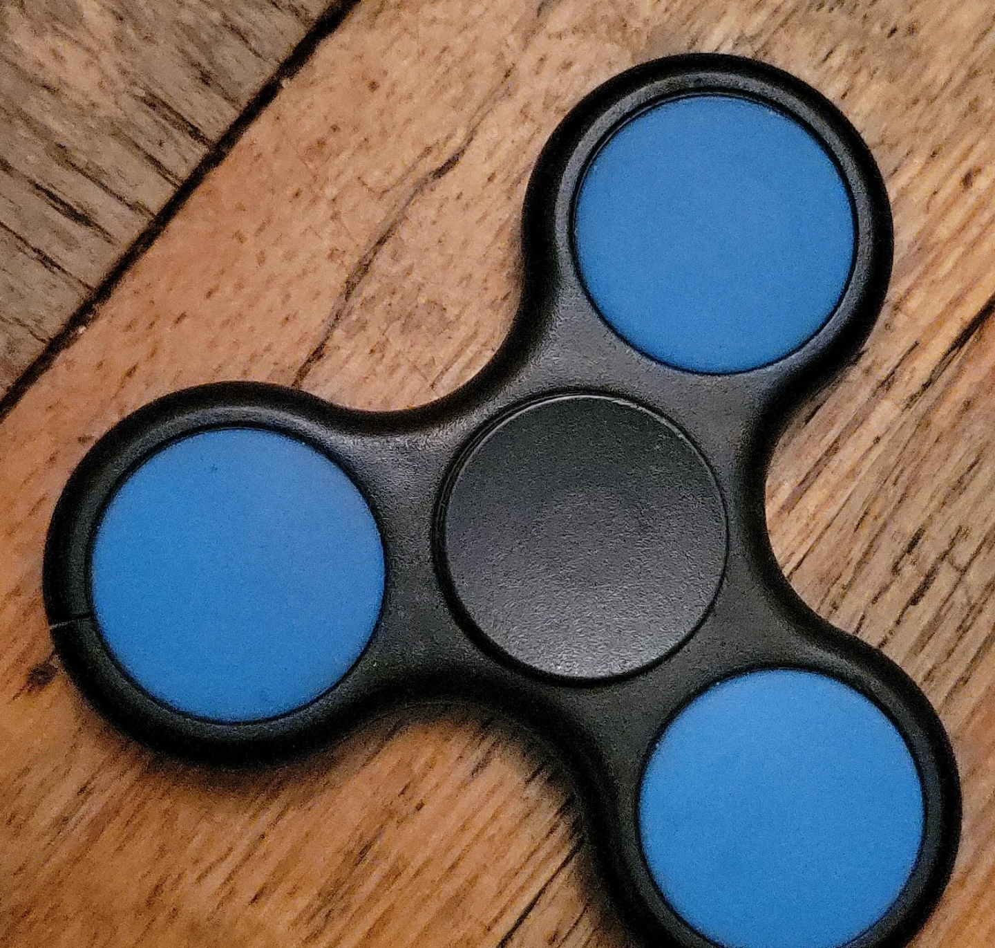 Black and Blue Fidget Spinner