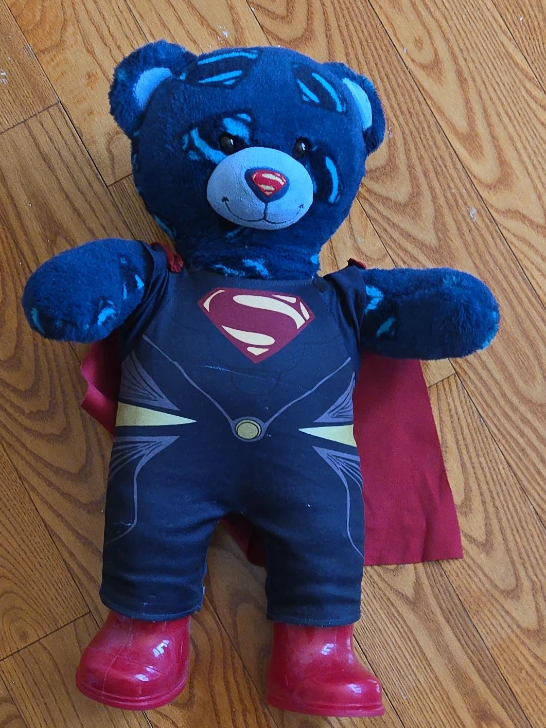 Superman Teddy Bear with Boots and Cape