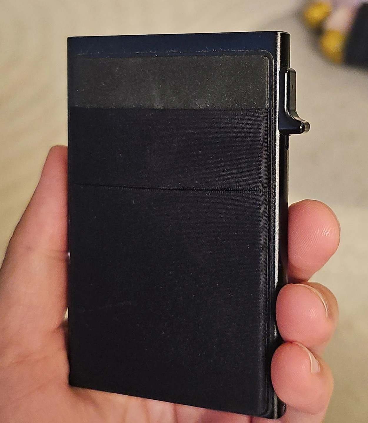 Black Minimalist Card Holder Wallet