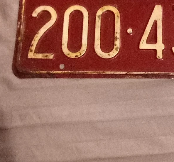 1964 Massachusetts License Plate - 200-438