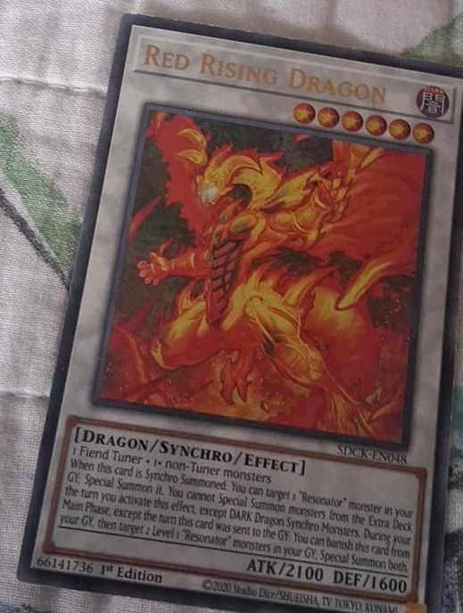 Red Rising Dragon Yu-Gi-Oh! Card