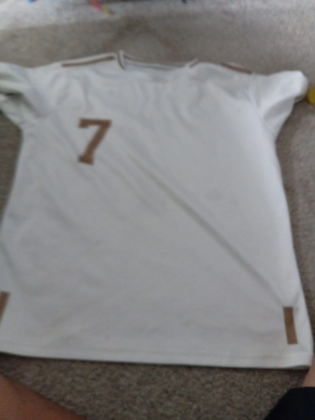 White ronaldo T-Shirt with Number 7 - photo 2
