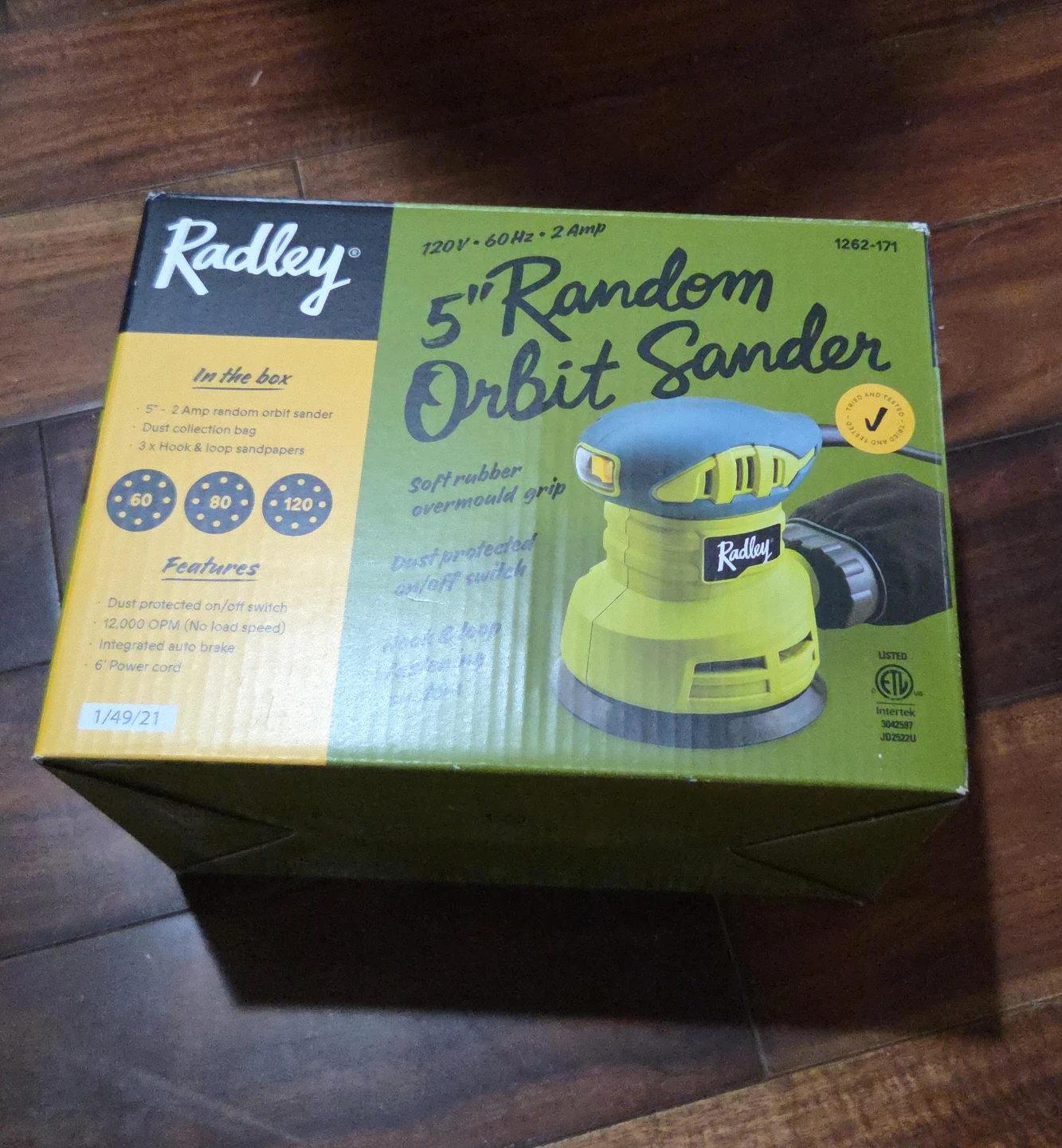 Radley 5" Random Orbit Sander brand new in box