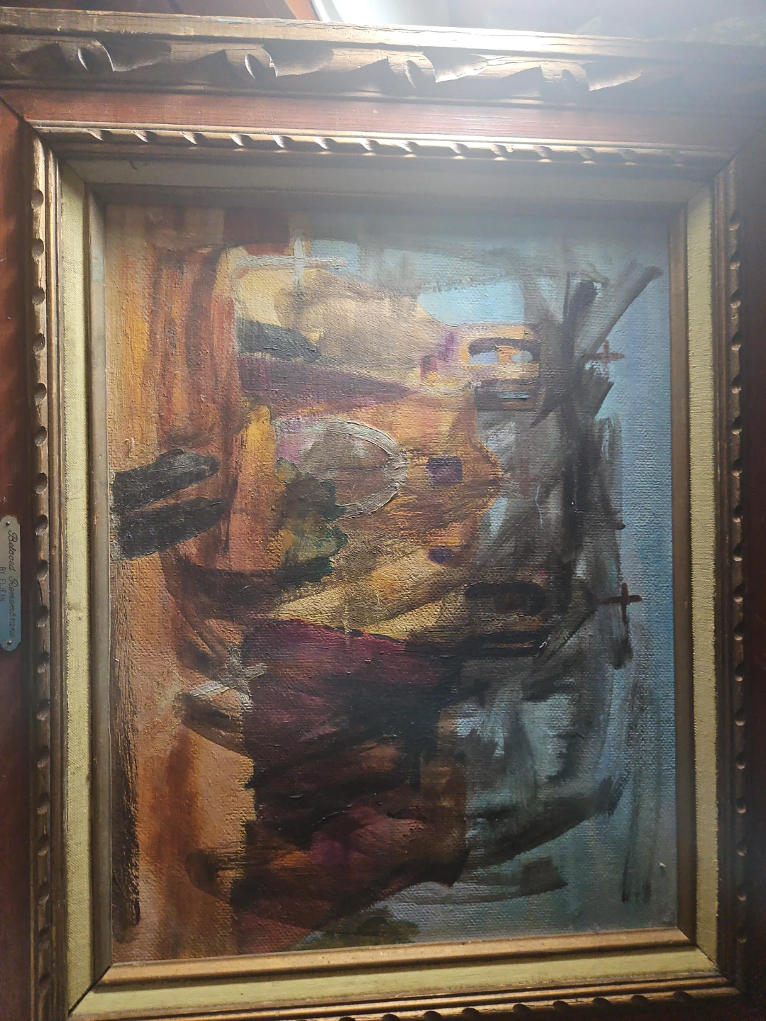 Oil Painting "Beloved Memories of Santa Fe, New Mexico"