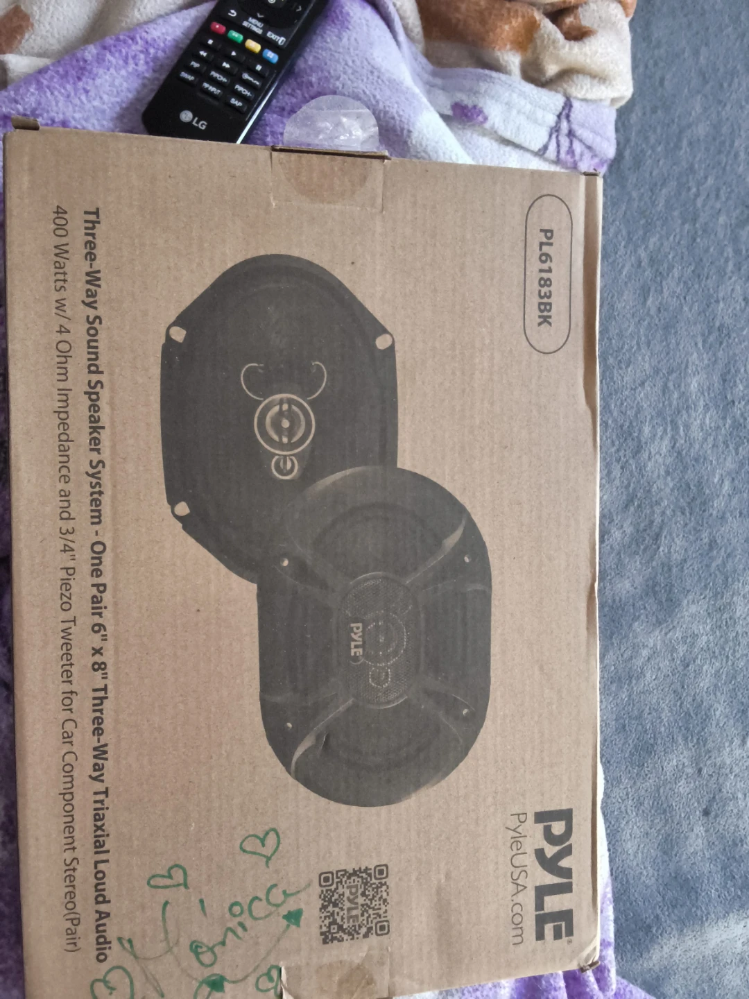 Pyle PL61838BK 6" x 8" Three-Way Car Speakers (Pair)