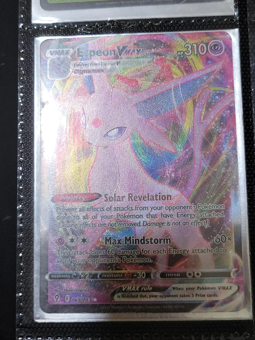 Espeon VMAX Pokemon Card