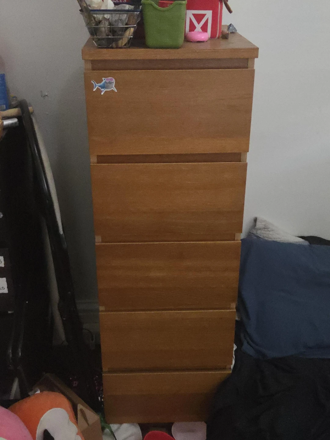 Wooden 5-Drawer Dresser