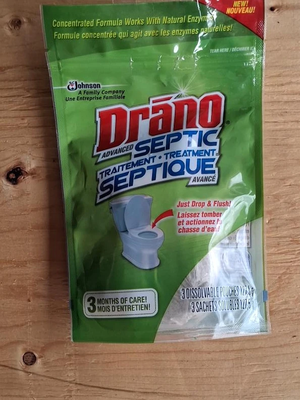Drano Advanced Septic Treatment 3 Dissolvable Pouches