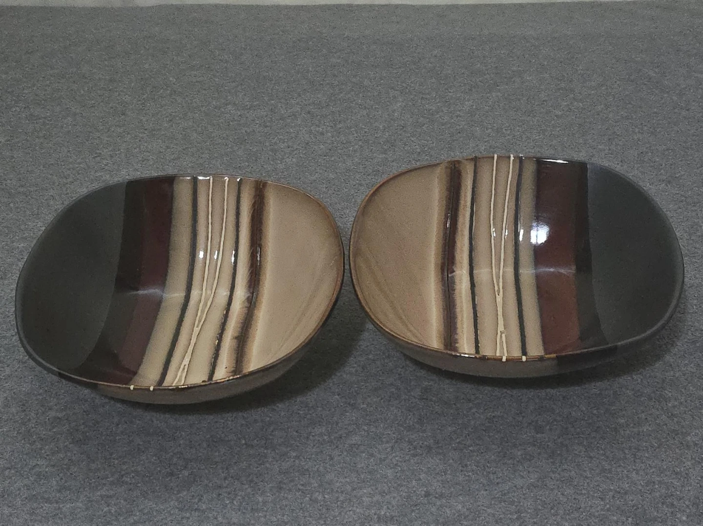 Set of 2 Ceramic Serving Bowls