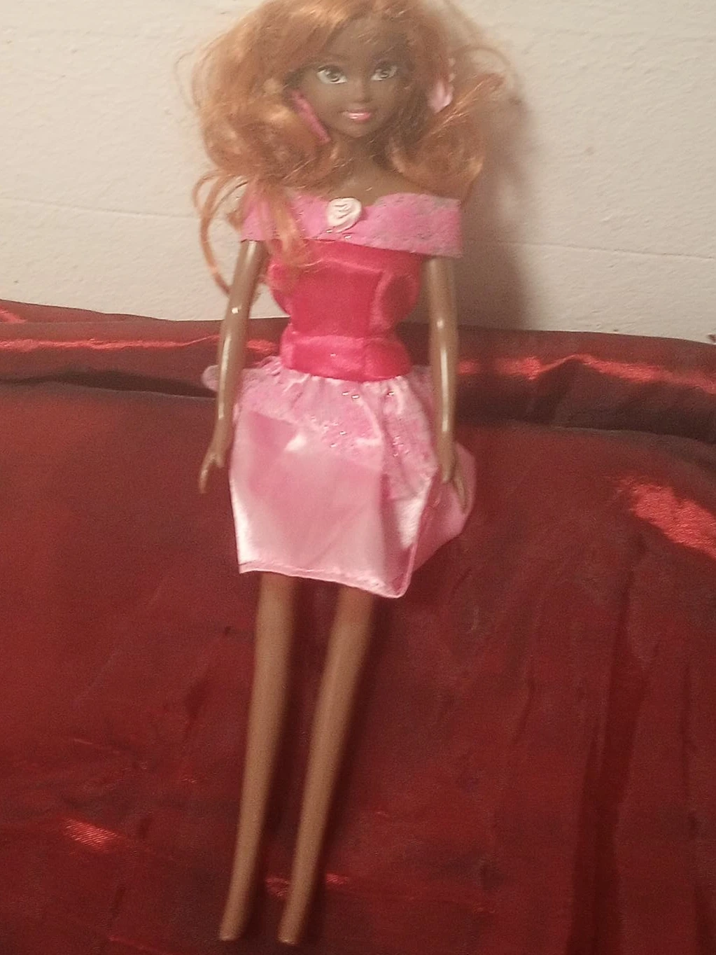 Doll in Pink Dress