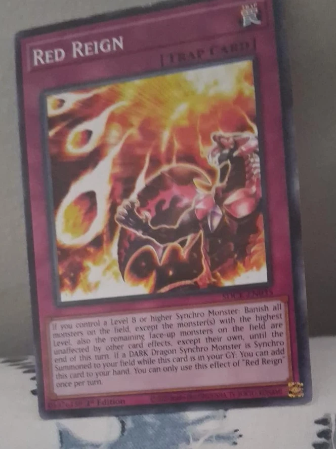 Yu-Gi-Oh! Red Reign Trap Card