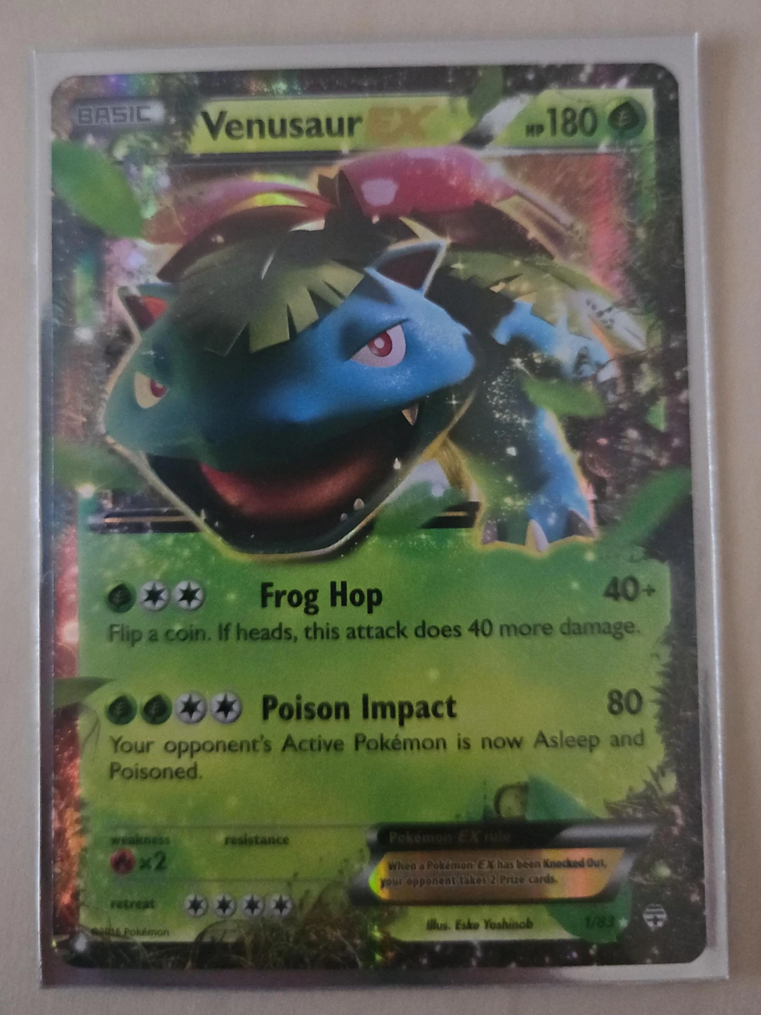 Pokémon Venusaur EX #1/83 – Generations – Ultra Rare
