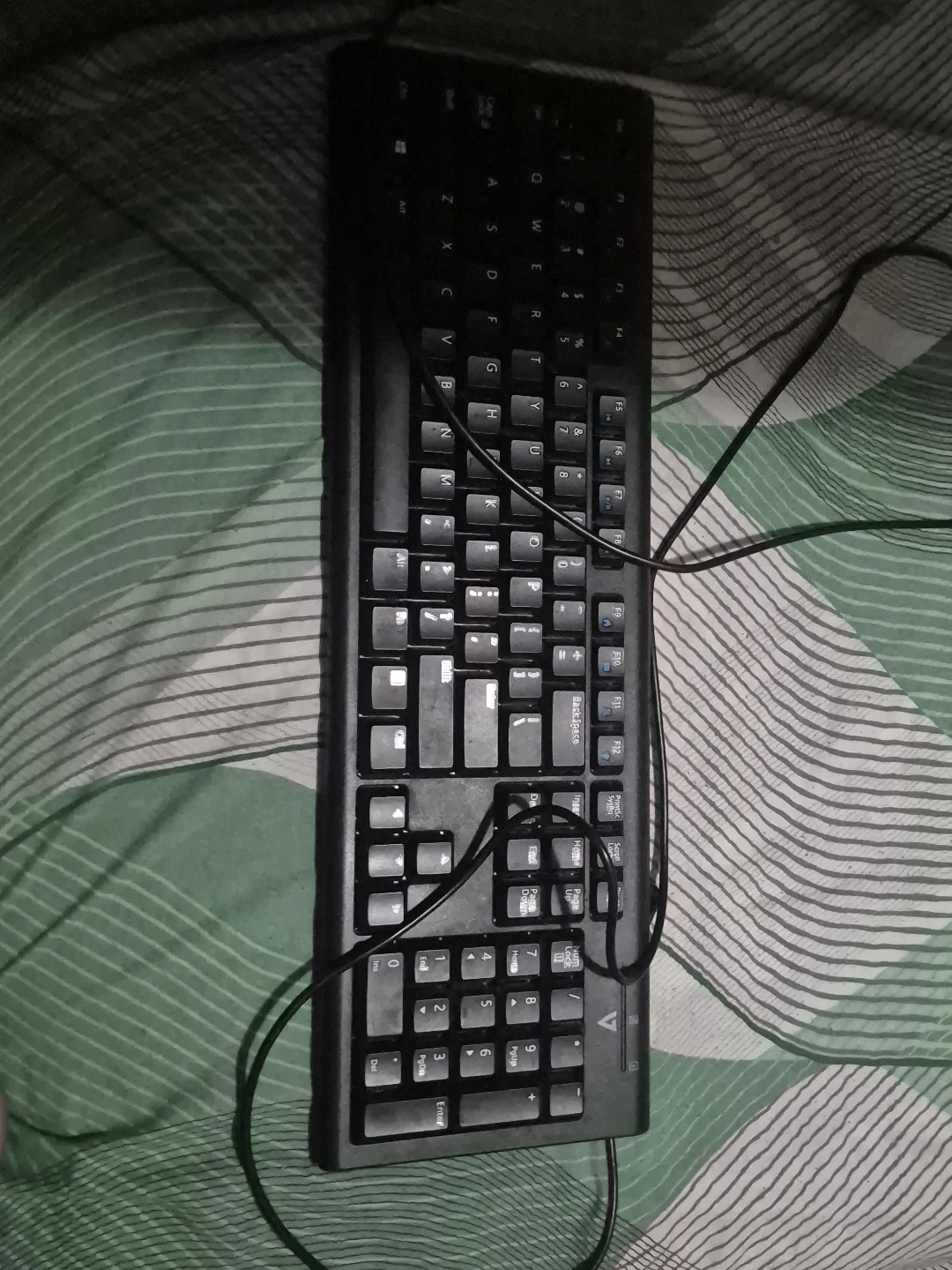 Black Wired Keyboard