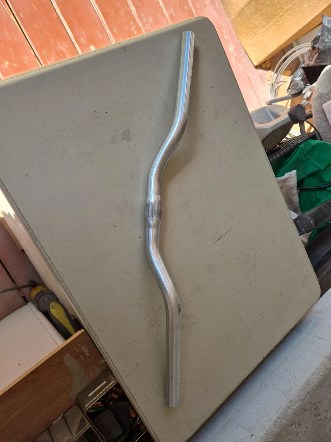 Silver Bicycle Handlebars