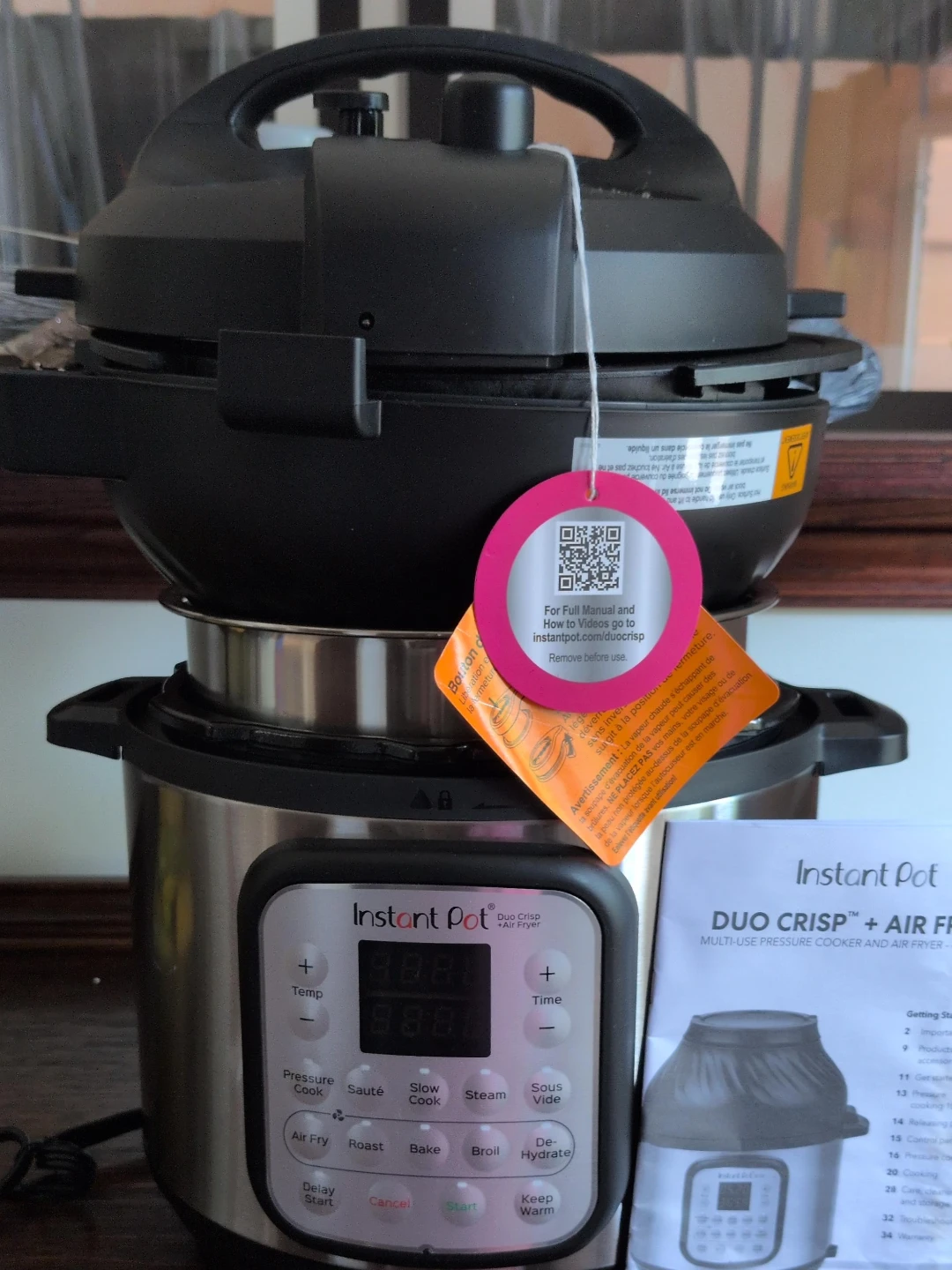 Instant Pot Duo Crisp + Air Fryer Multi-Use Cooker
