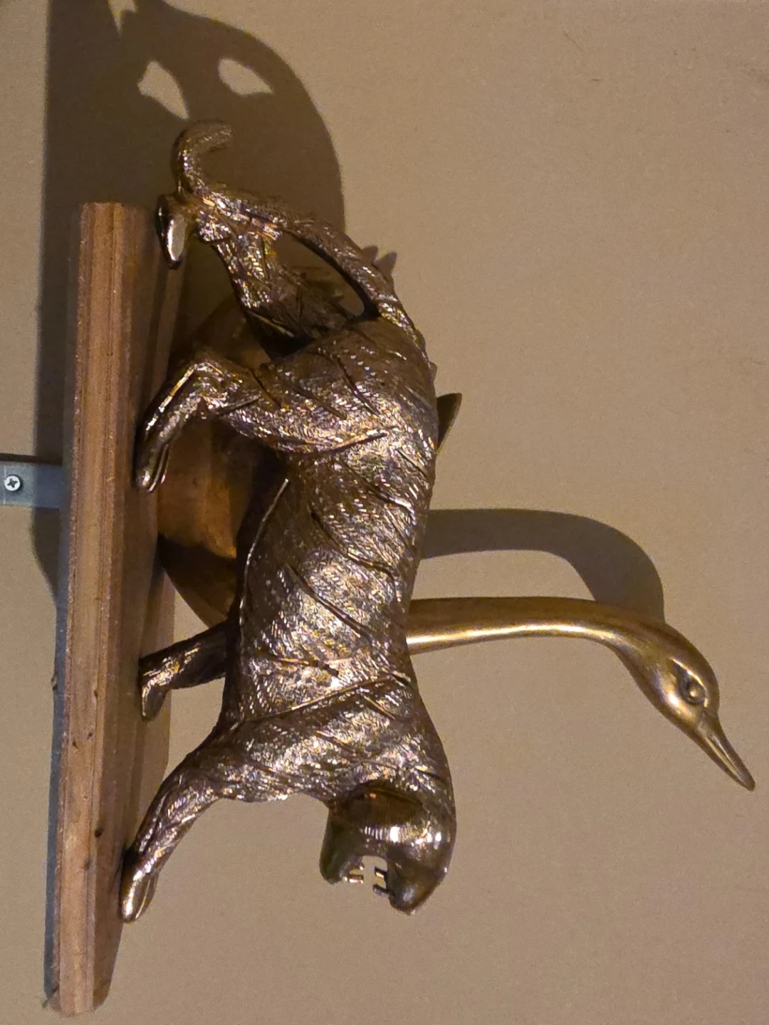 Tiger and Swan Decorative Hook