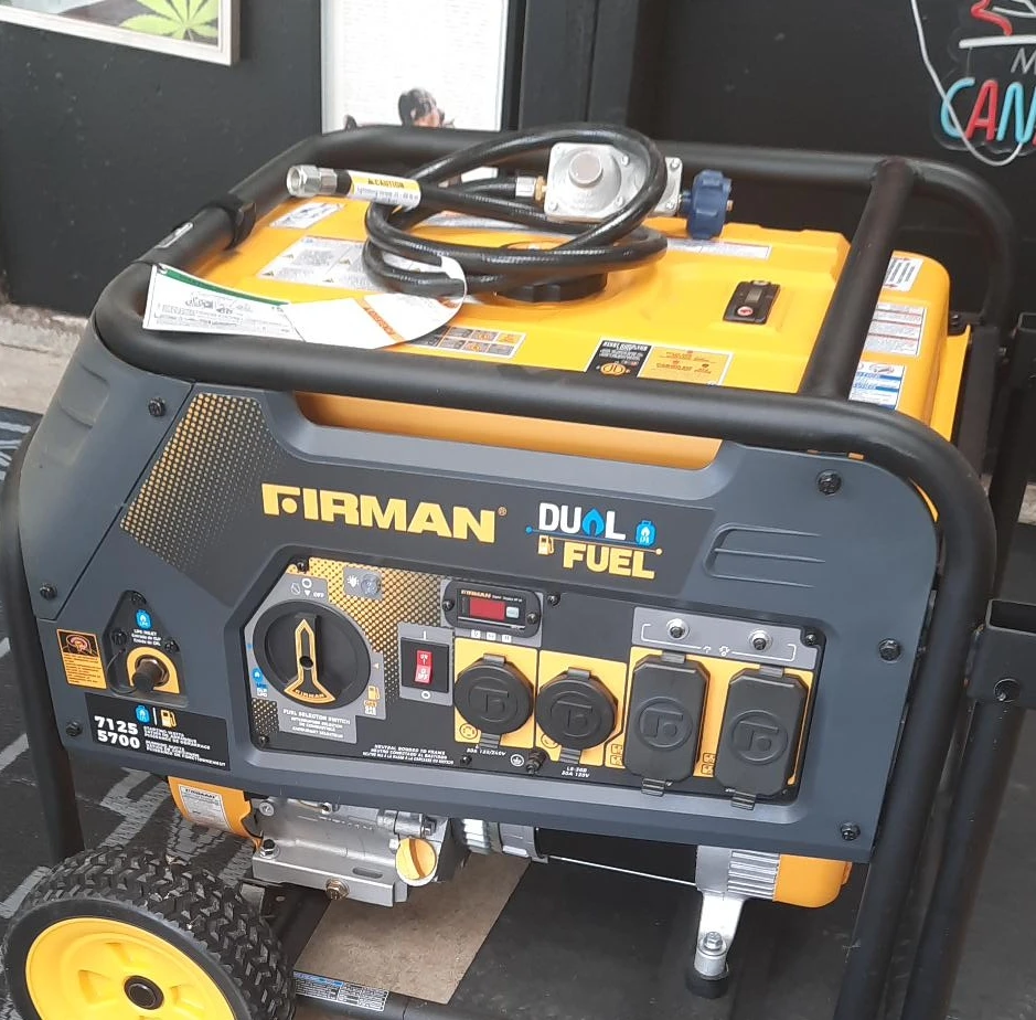 Firman Dual Fuel Generator 7125/5700W
