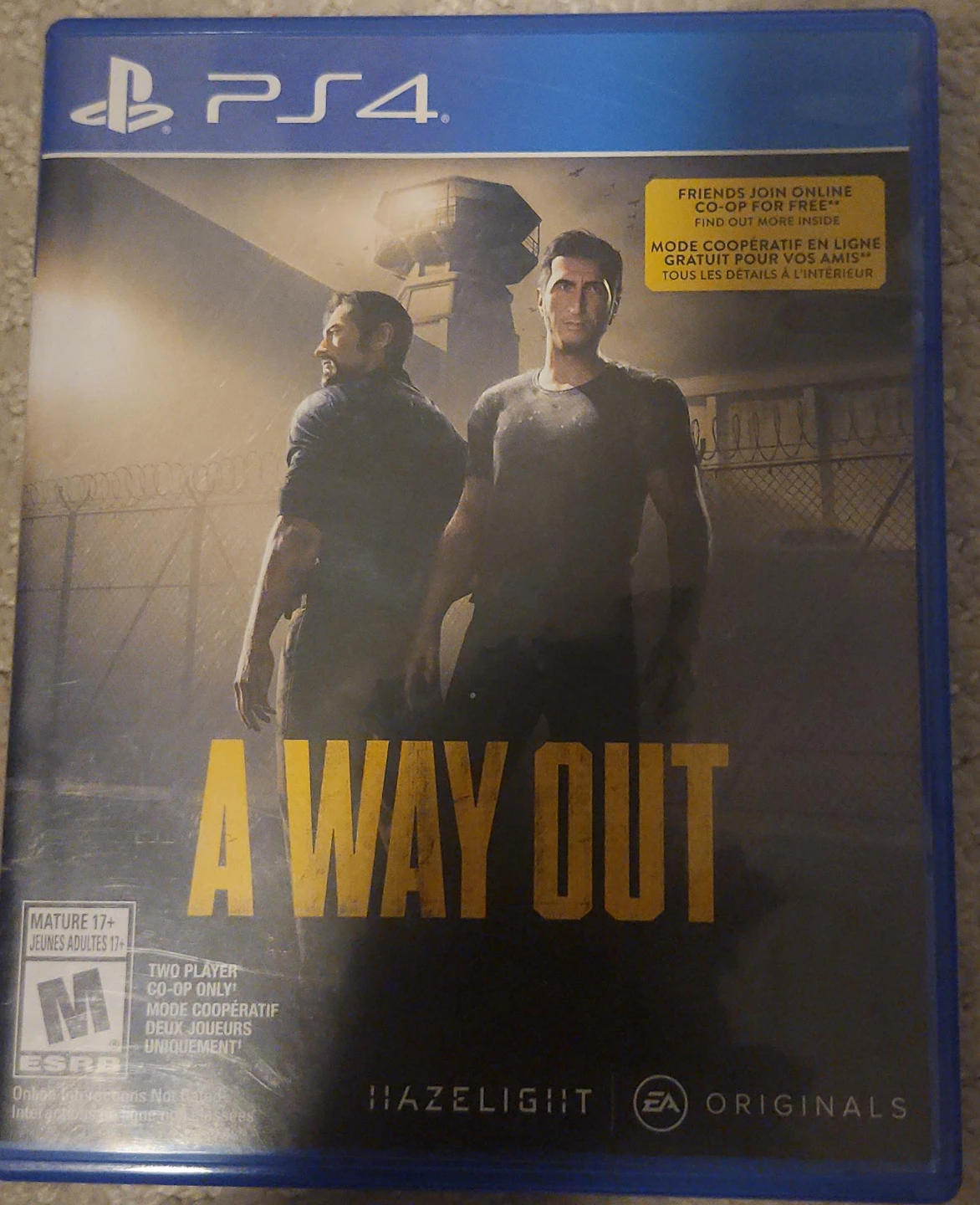 A Way Out PS4 Video Game
