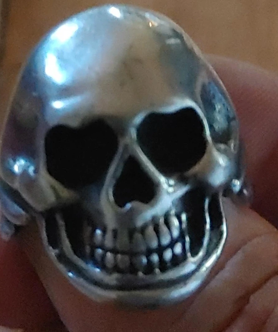 Silver Skull Ring