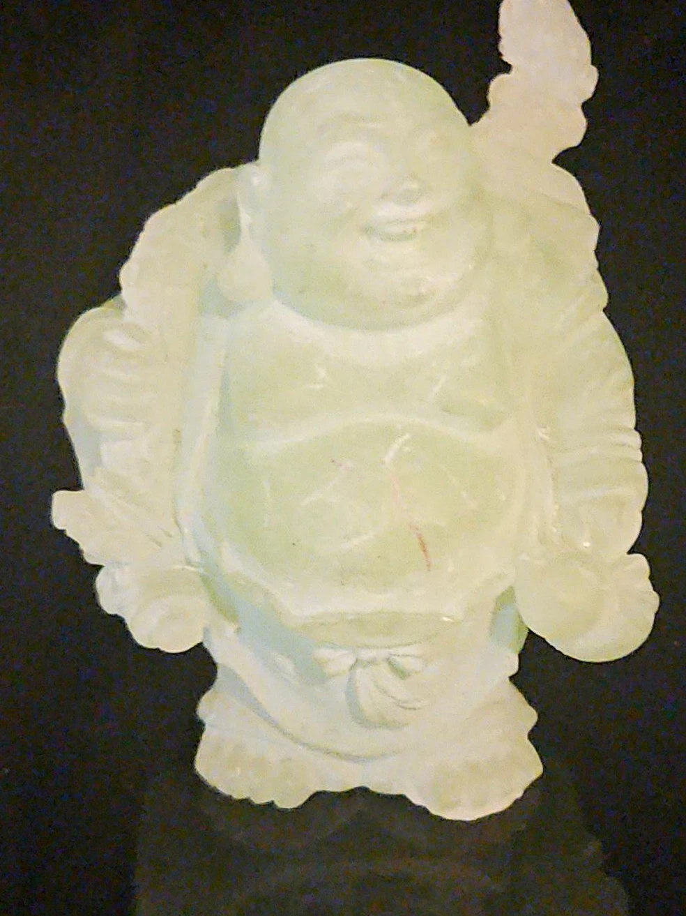 Jade Laughing Buddha Statue