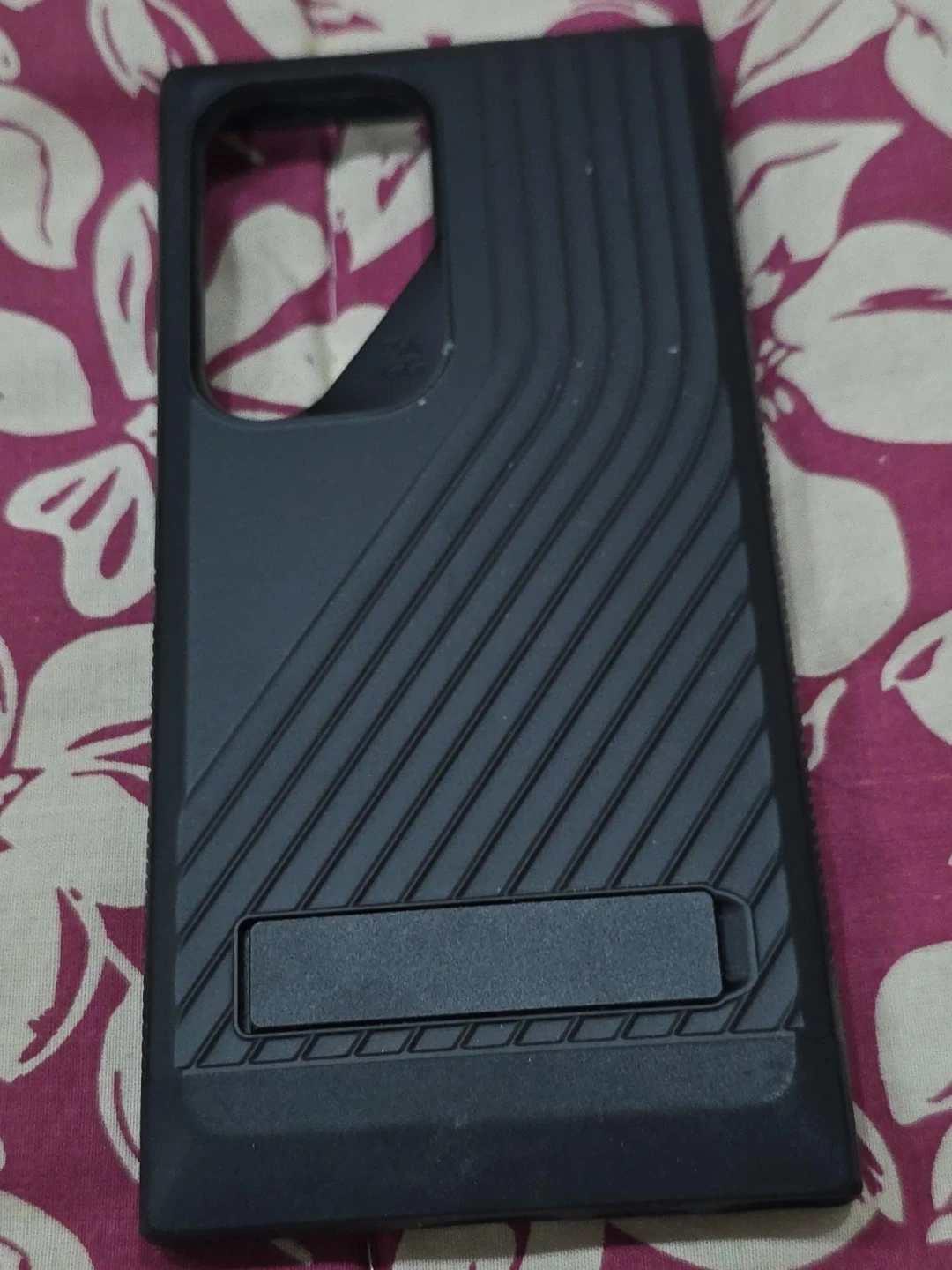Black Phone Case with Kickstand