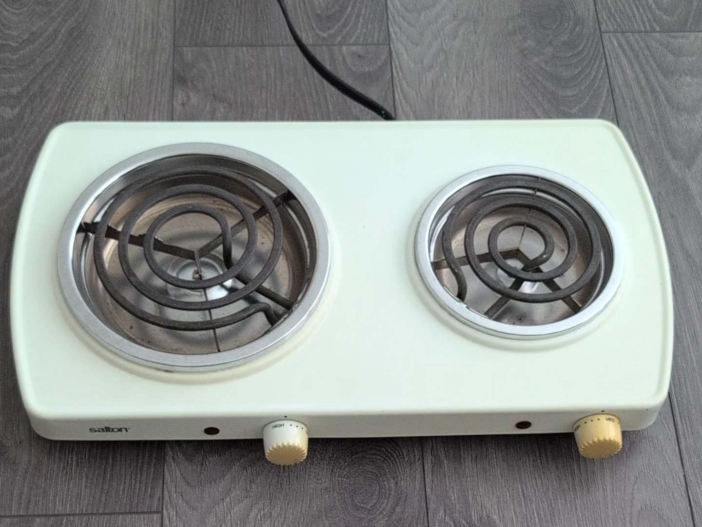 Salton Double Burner Hot Plate