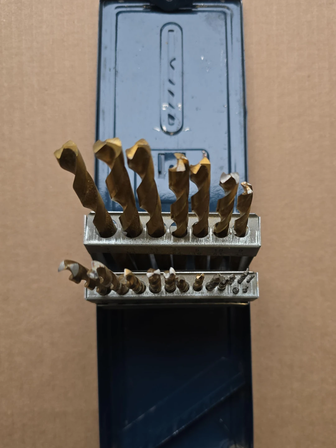 Mastercraft Drill Bit Set in Metal Case
