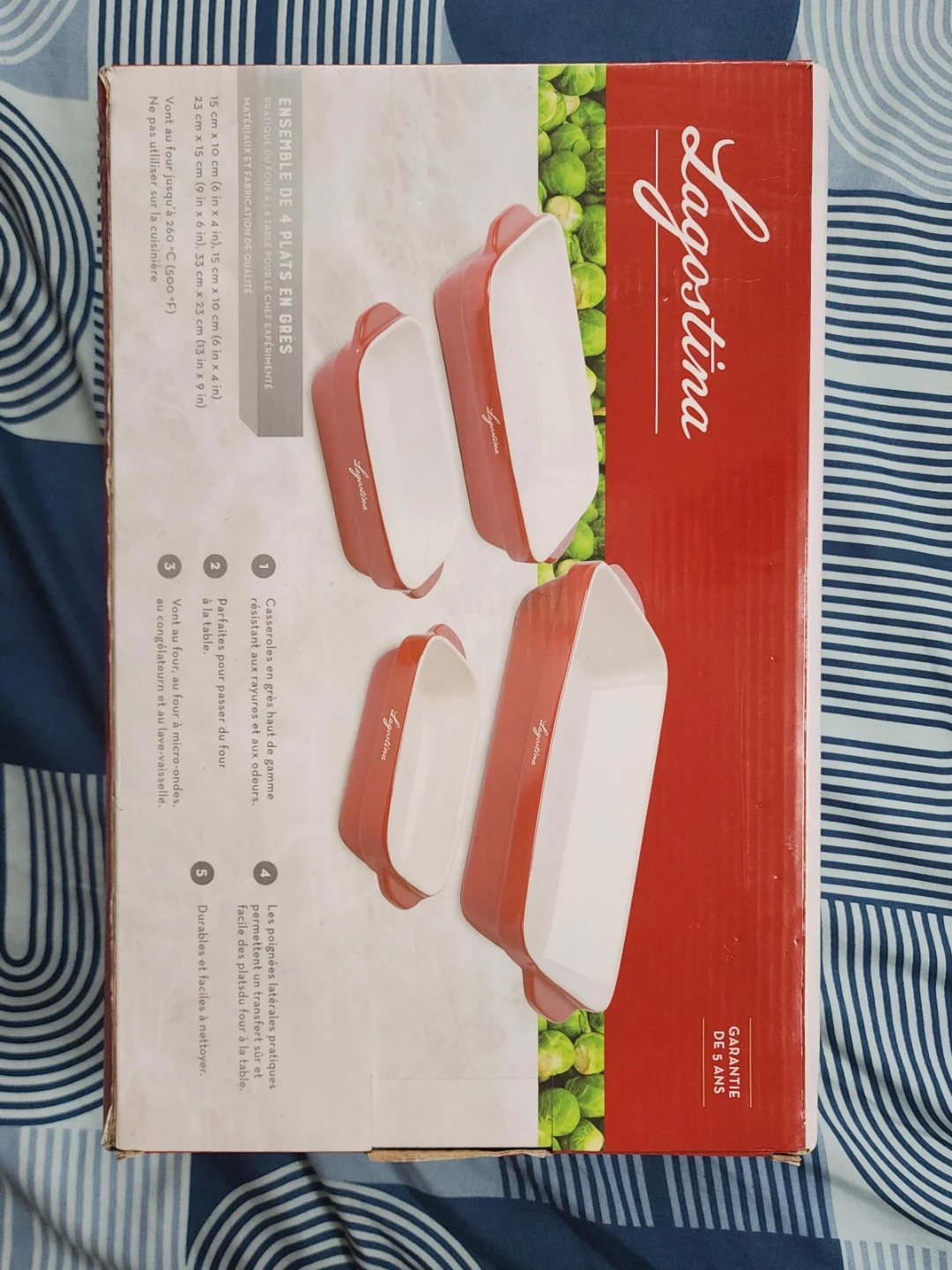 Lagostina 4 Piece Stoneware Baking Set