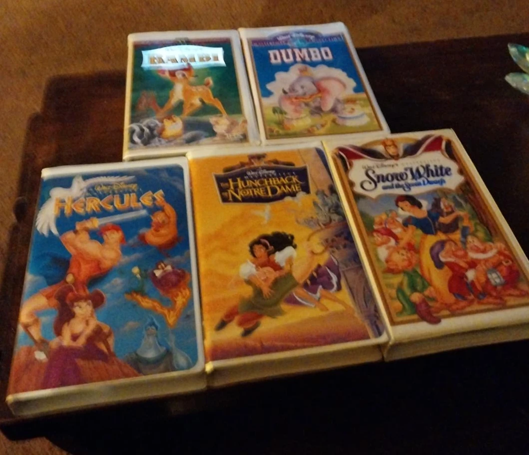 Disney VHS Movies Set of 5