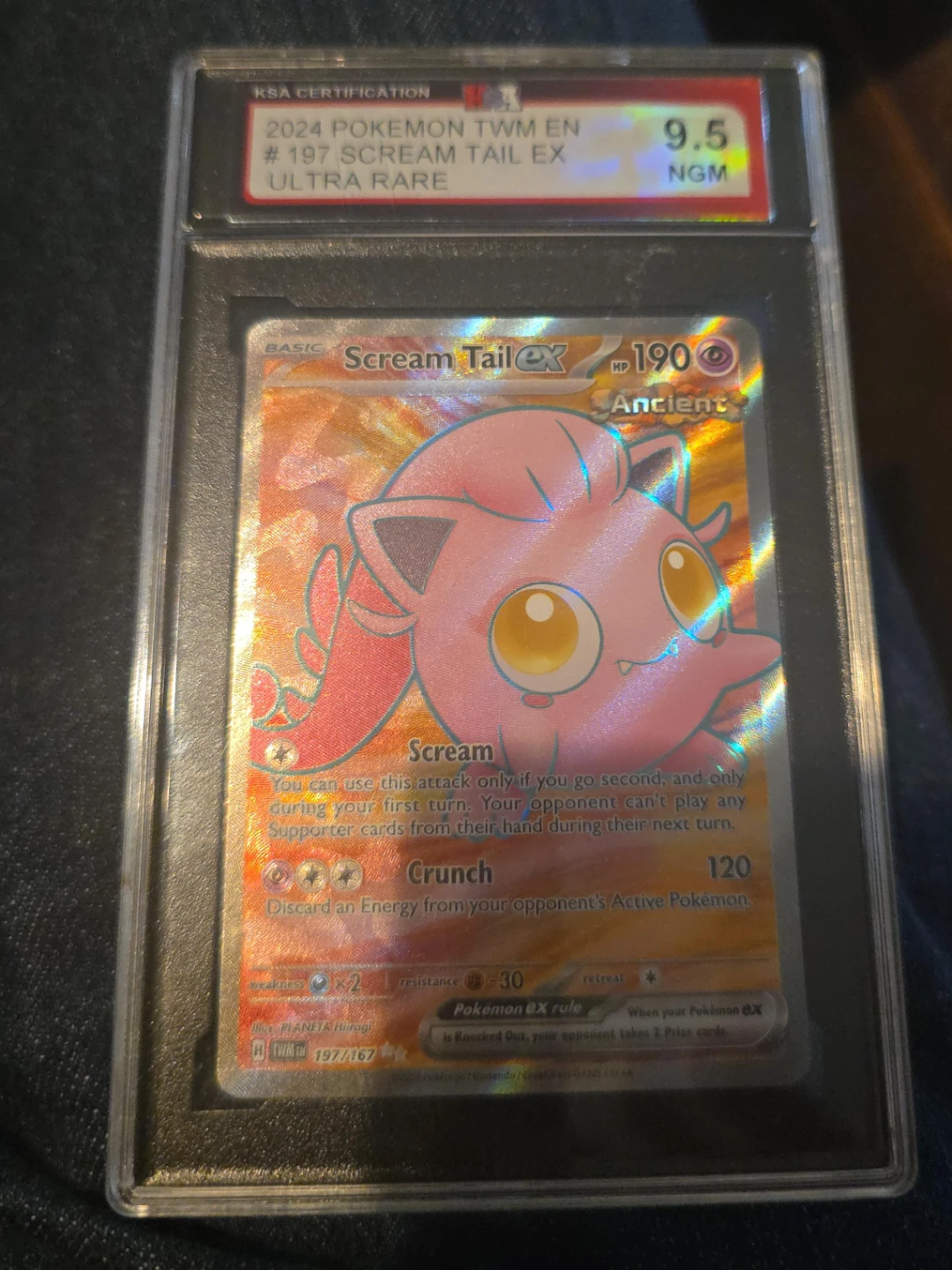 Pokemon KSA 9.5 Scream Tail ex Ultra Rare 197/167
