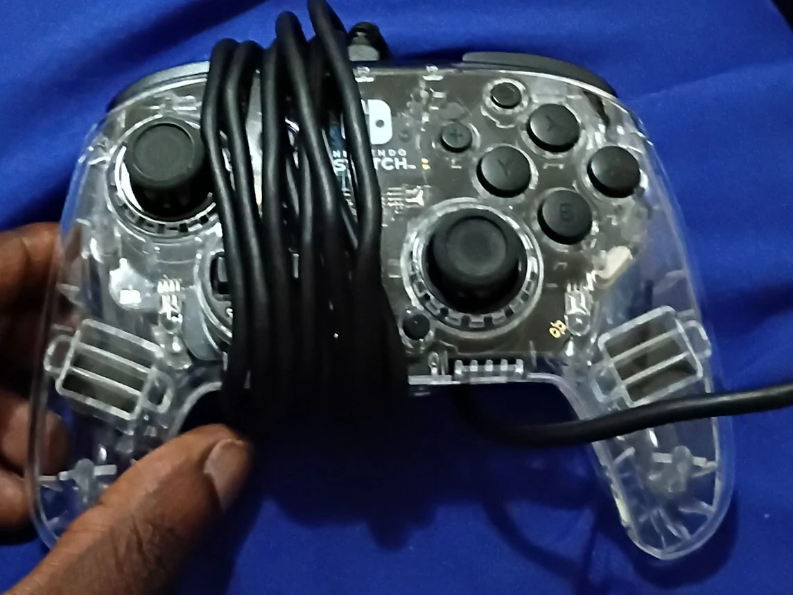 Clear Nintendo Switch Pro Controller
